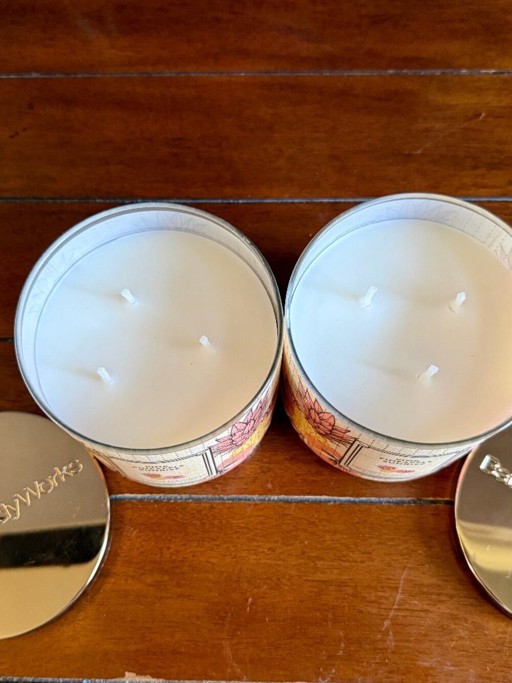 NEW 2-Pc PINK PINEAPPLE SUNRISE 3-Wick Candles Bath & Body Works - Picture 2 of 3